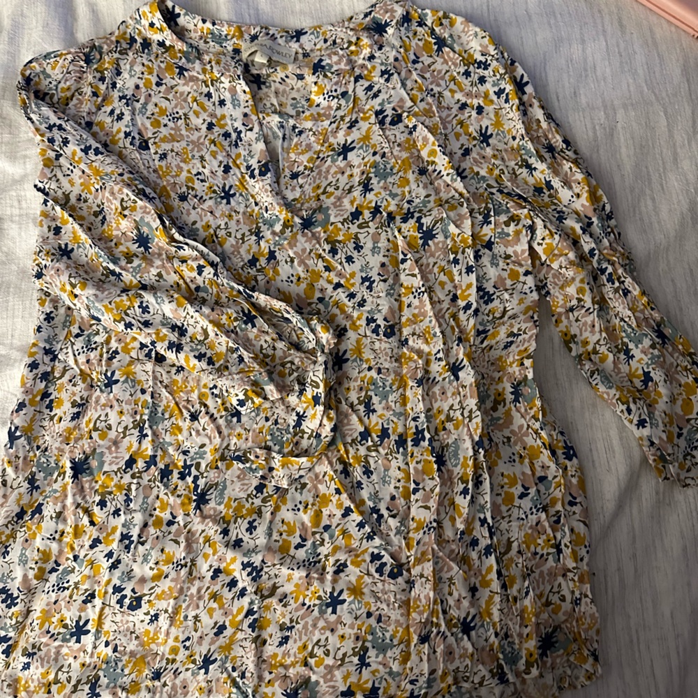 Cynthia Rowley floral blouse